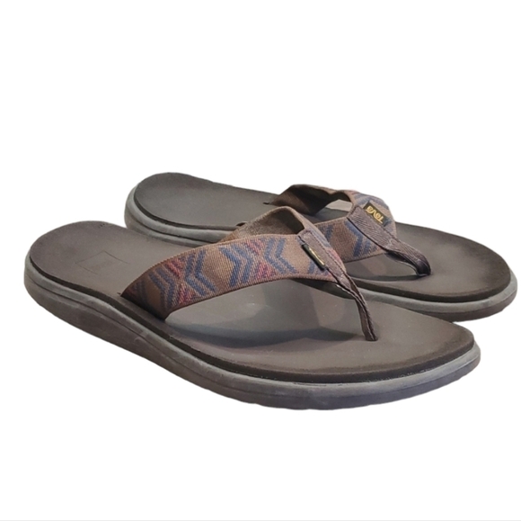 Teva Mens Sandals Flip Flop Flats shoes sz 12 - Picture 1 of 10